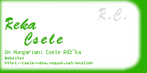 reka csele business card